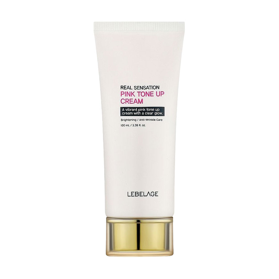Тонізувальний крем для обличчя Lebelage Real Sensation Pink Tone Up Cream, 100 мл